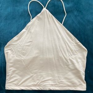 SHEIN cream crop top